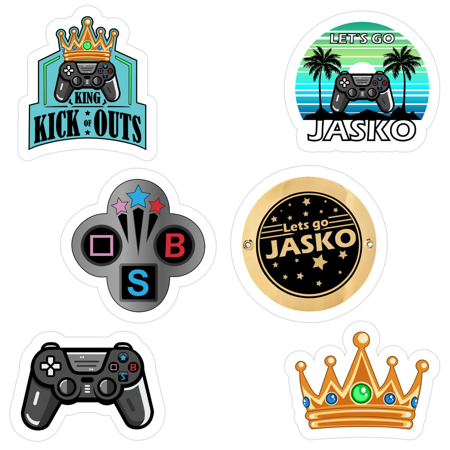 Official letsgojasko Stickers